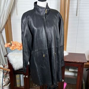 Pierce Arrow Leather Coat Size XXL